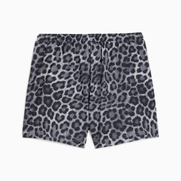 LEO LUXE A-Line All-Over Print 3" Woven Shorts Women, PUMA Black, extralarge